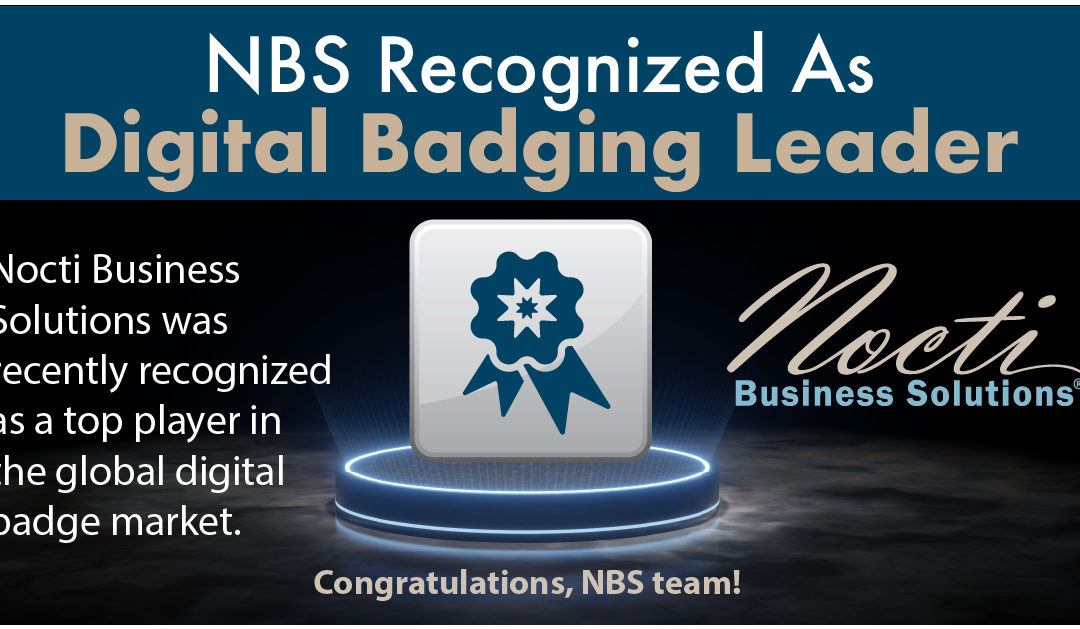 Nocti Business Solutions Recognized As Global Leader In Digital Badging