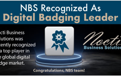 Nocti Business Solutions Recognized As Global Leader In Digital Badging